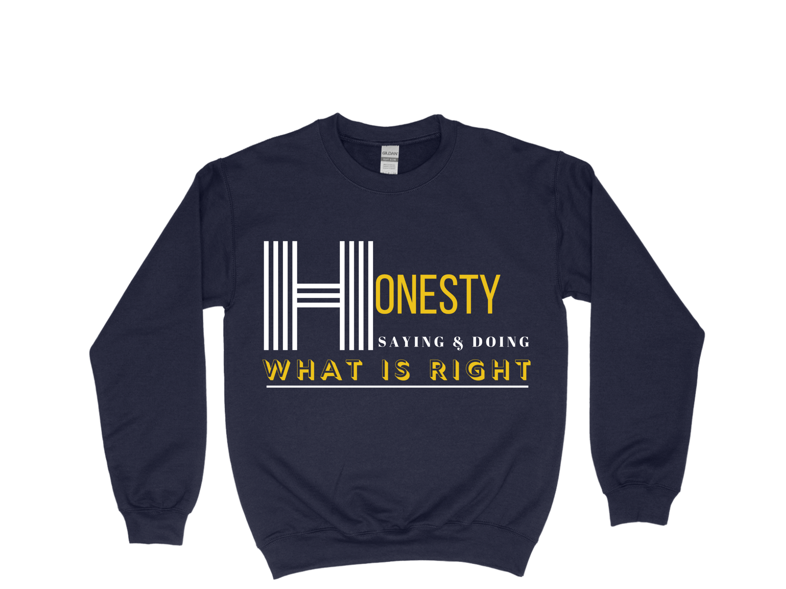 Honesty - Navy Sweatshirt  Main Image